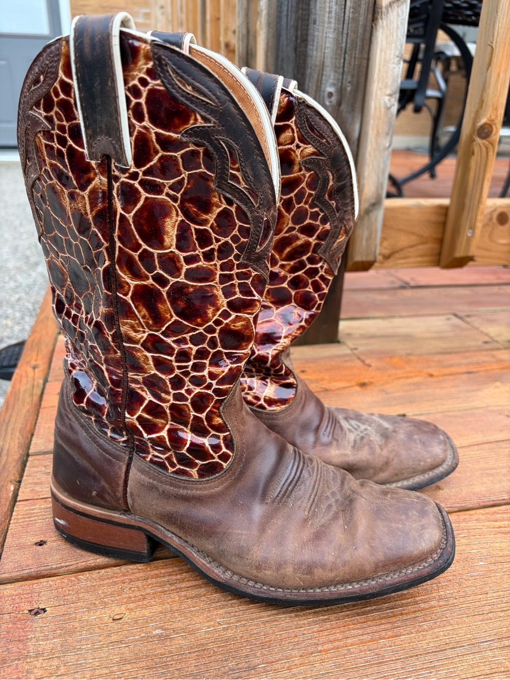 Vintage Boulet Women’s Western Cowboy Boots Size 8C – Made in Canada
